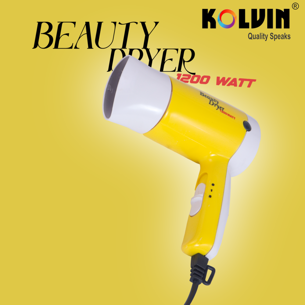 Beauty Silent Hair Dryer 1200 Watts - Image 2